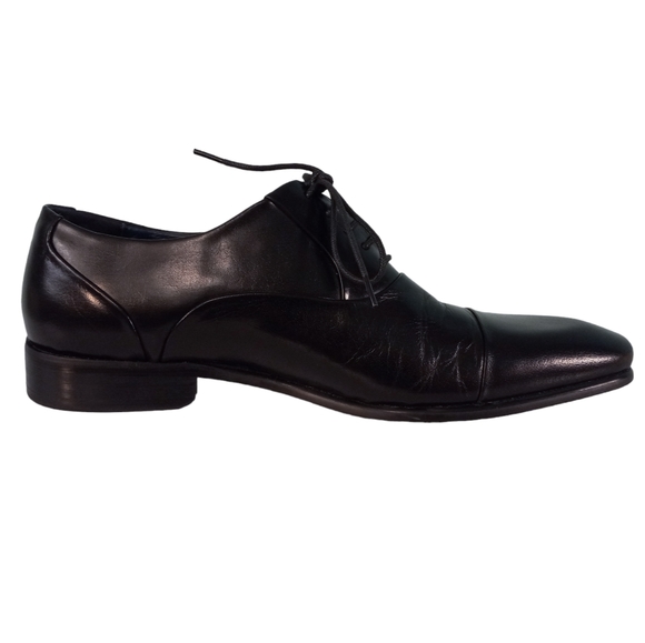 Steve Madden Men's "Jonez" Leather Lace Up Oxford Dress Shoe | US 8 - Picture 5 of 10